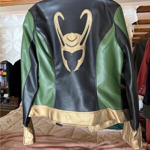Her Universe Loki faux leather moto jacket
